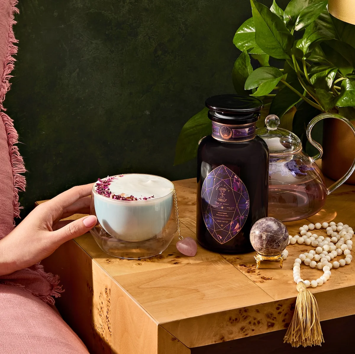 Amethyst: Strawberry-Passionfruit Gemstone Wellness Tea - Image 3