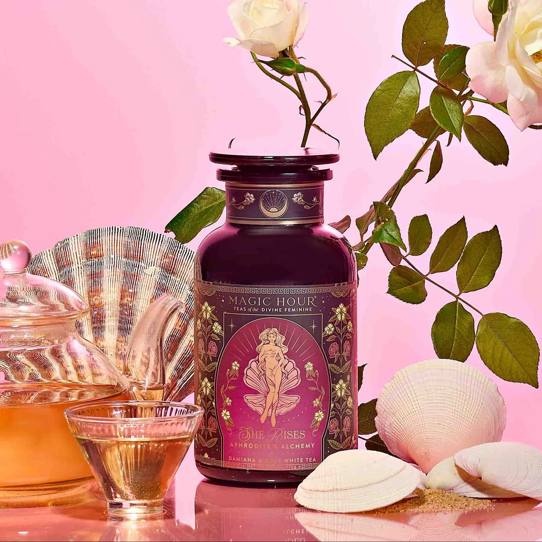 Aphrodite's Alchemy - Damiana & Rose White Tea - Image 3
