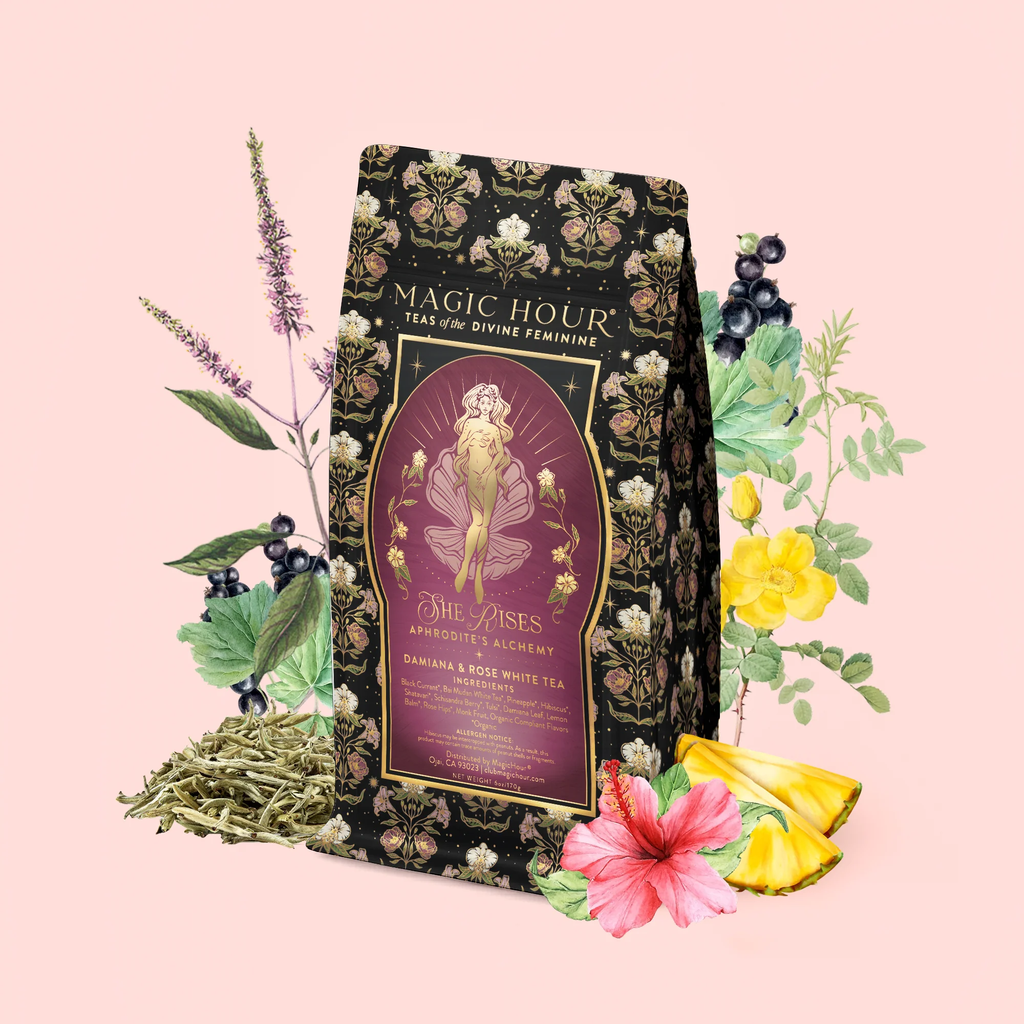 Aphrodite's Alchemy - Damiana & Rose White Tea - Image 8