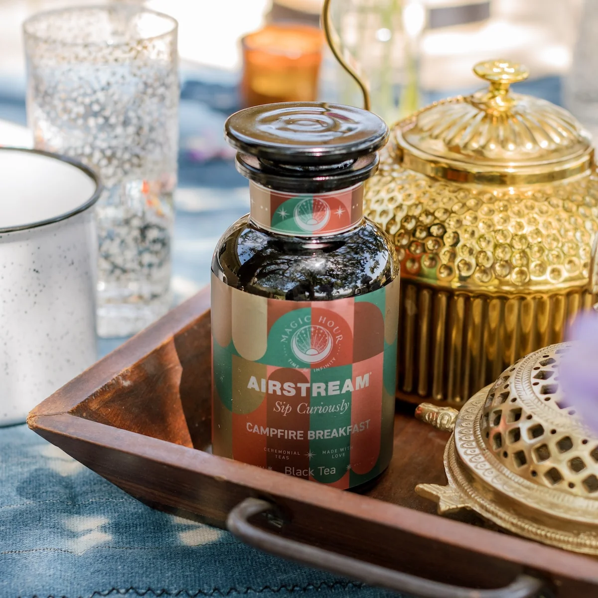 Campfire Breakfast: Golden Tipped Assam, Puerh & Lapsang Souchong Pine Smoked Connoisseur's Cup for Nostalgic Mornings - Image 5