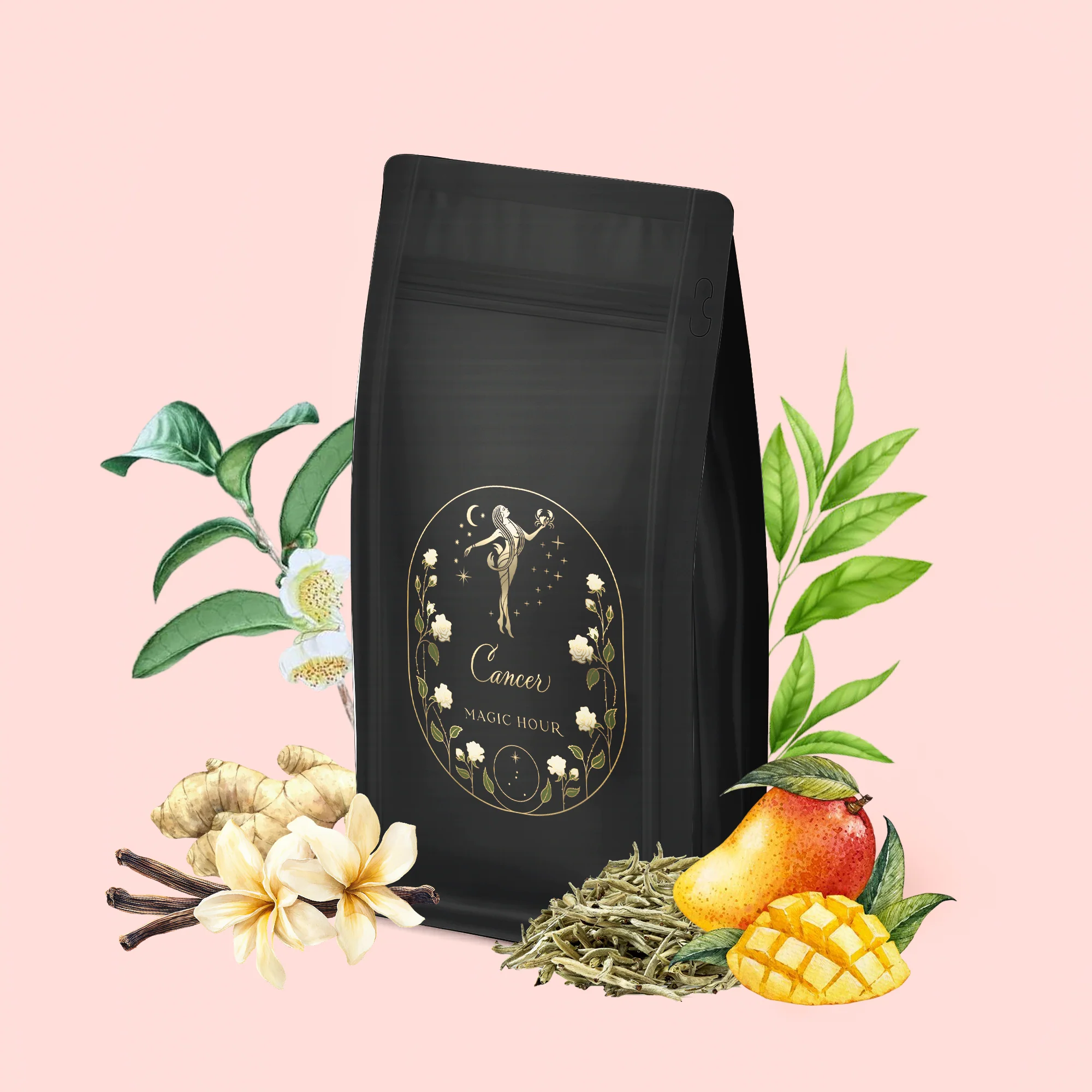 Cancer: Queen of Cool Mango-Ginger-Cream White Tea - Image 8