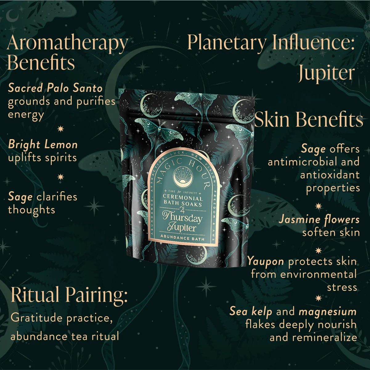 Ceremonial Bath Salt Soaks - Luxe Pouches-Refill Your Jar! - Image 12