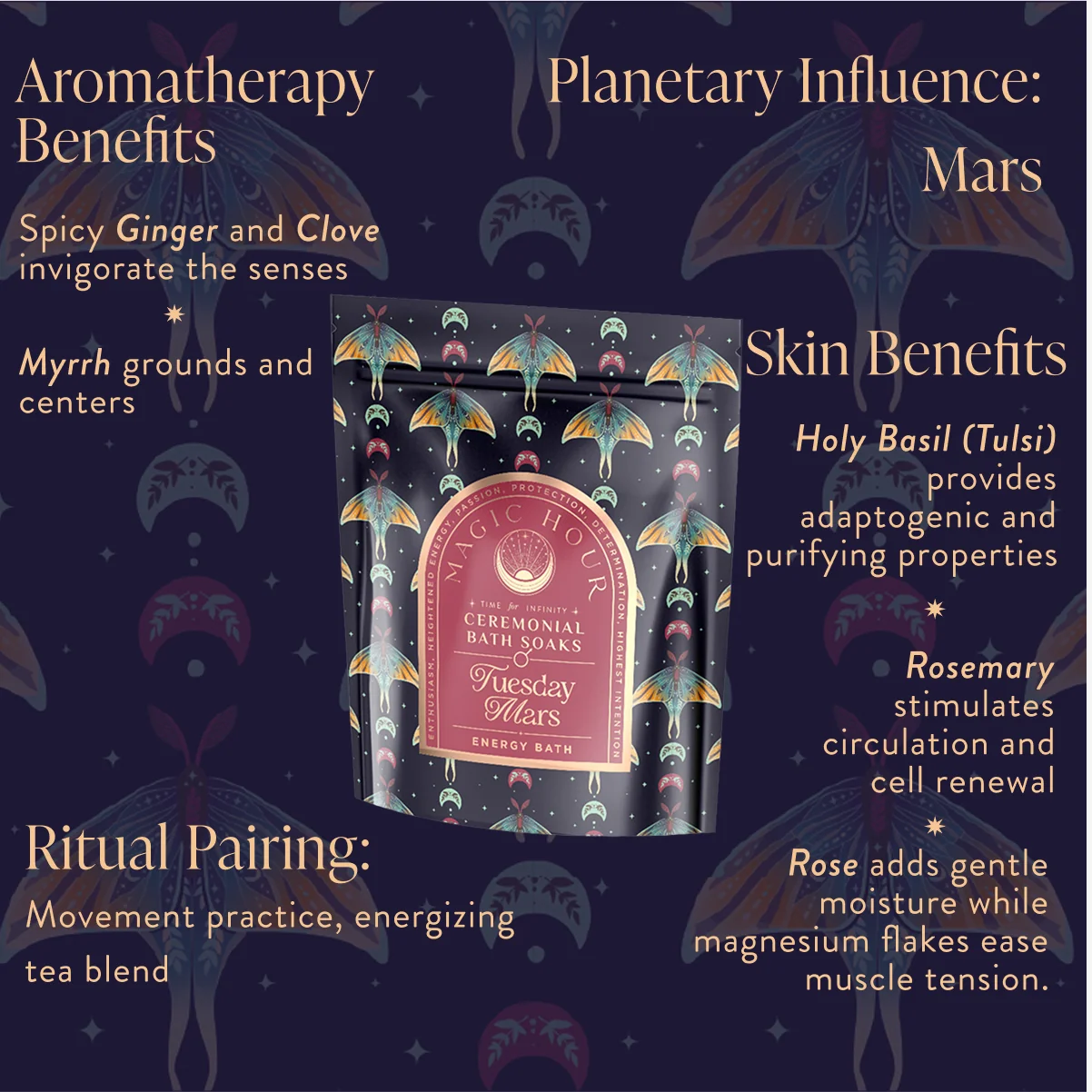 Ceremonial Bath Salt Soaks - Luxe Pouches-Refill Your Jar! - Image 13