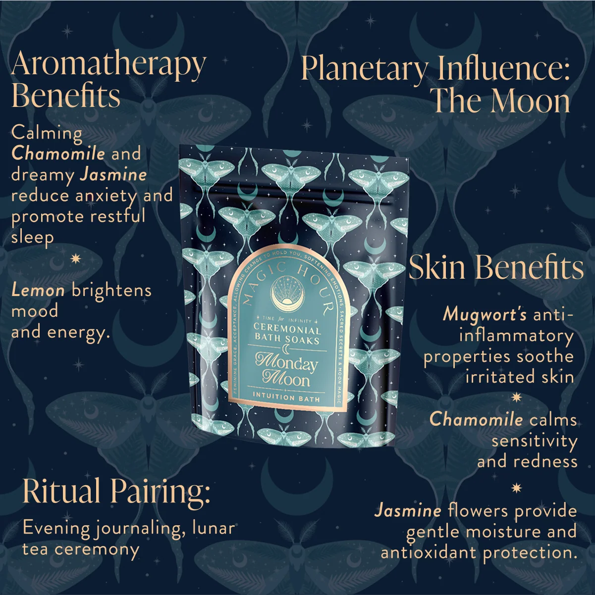 Ceremonial Bath Salt Soaks - Luxe Pouches-Refill Your Jar! - Image 15