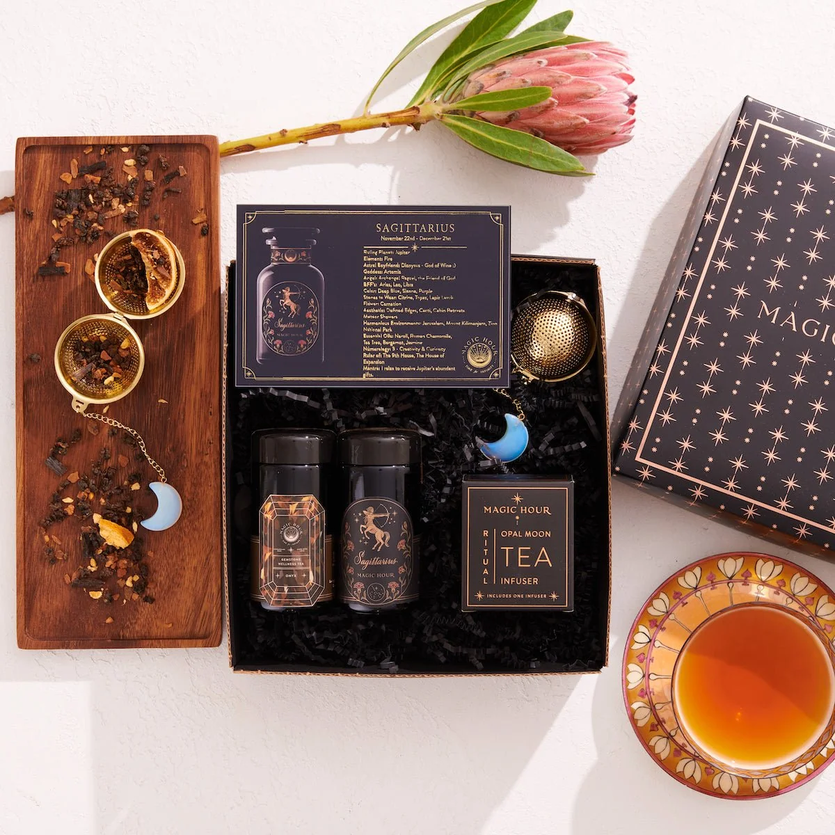 Cosmic Gemstone Mini Gift Set: Astrology Tea & Gemstone Wellness Tea Curated by Birth Month - Image 9