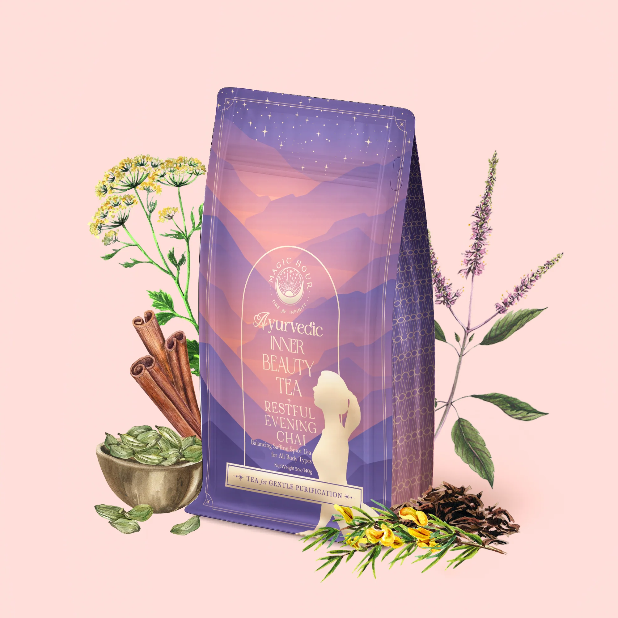 Restful Evening Chai: Dosha Balancing Saffron Spice Tea - Image 7