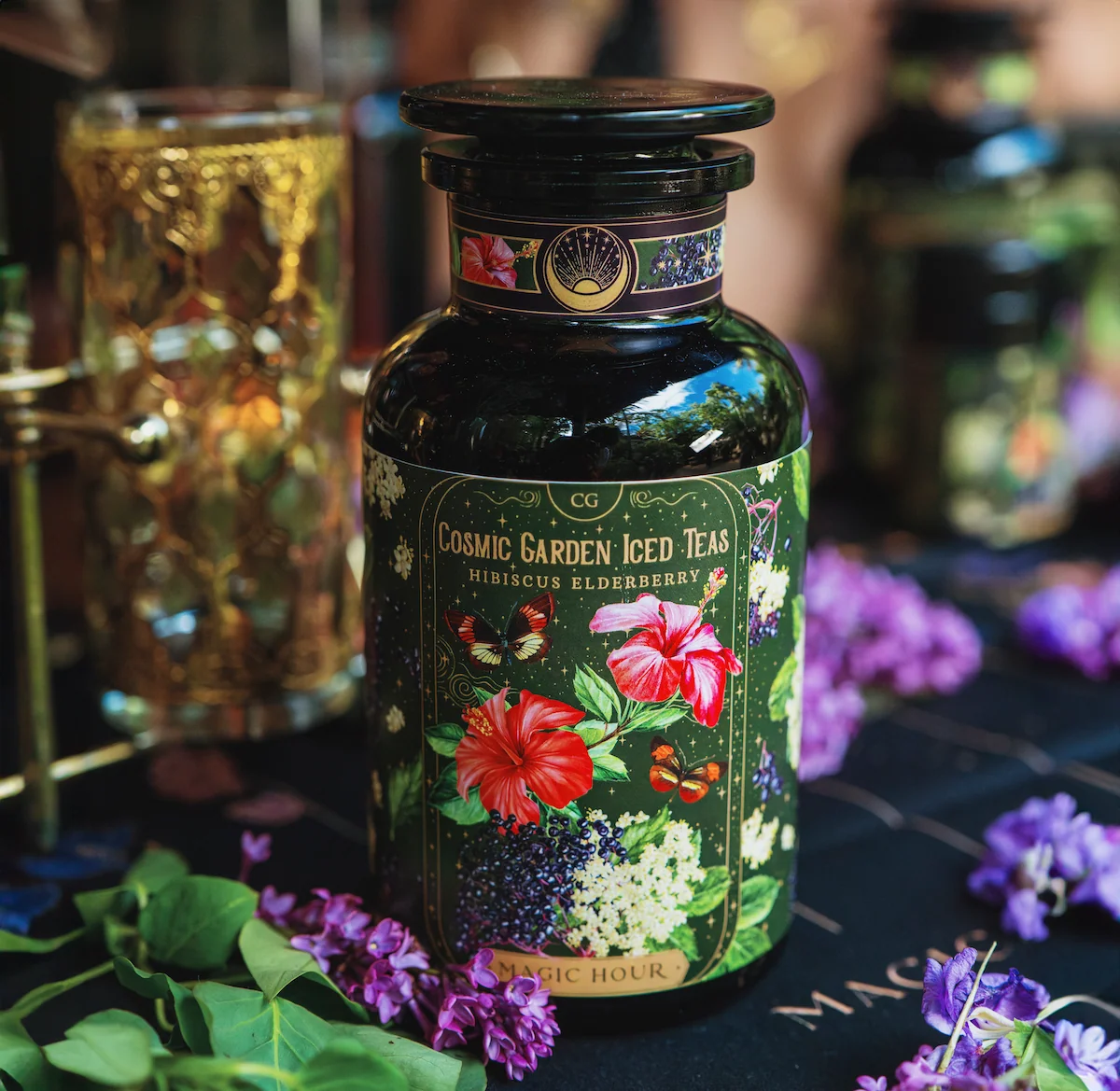 Hibiscus Elderberry: Cosmic Garden Iced Tea - Image 6