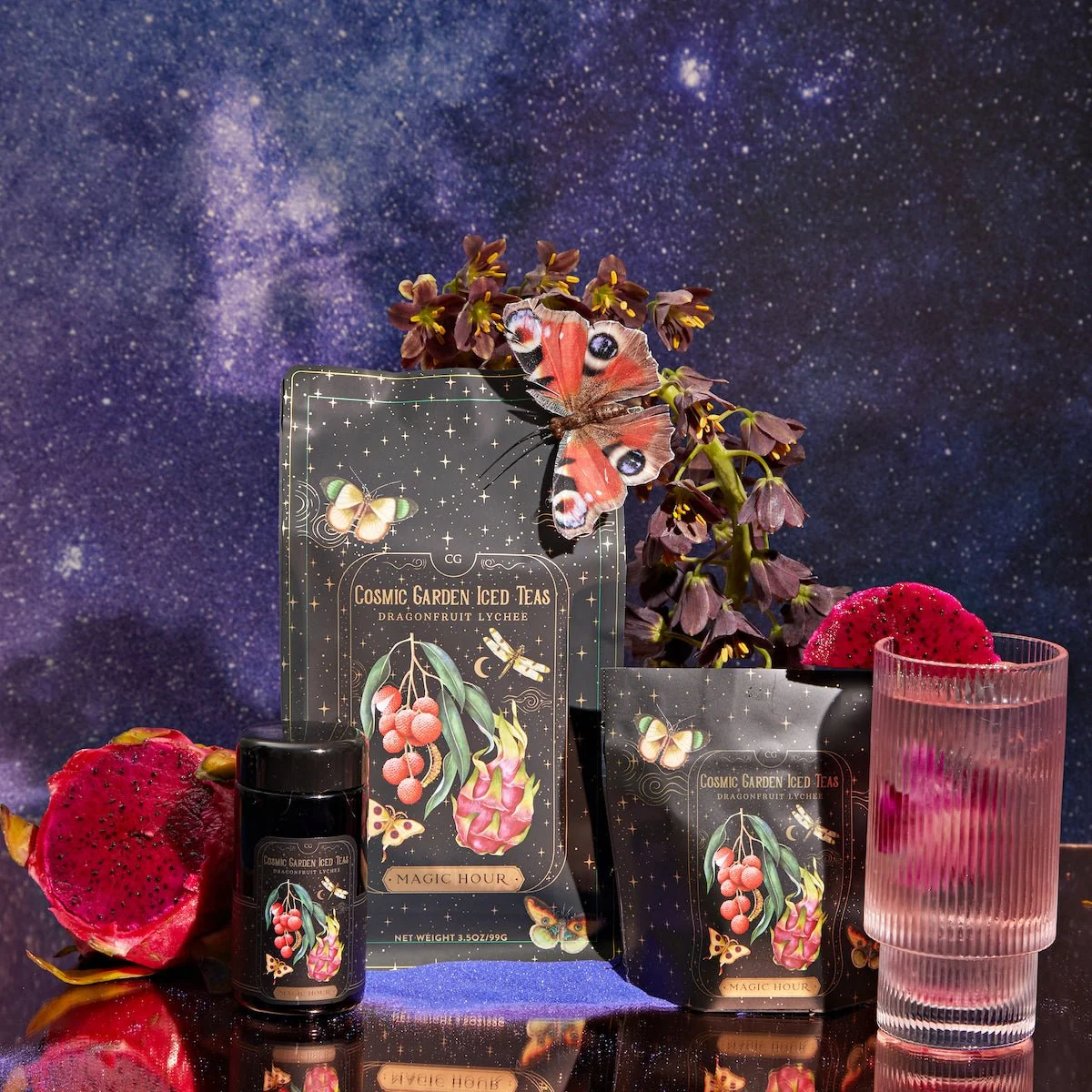 Dragonfruit Lychee Green Iced Tea - Image 3