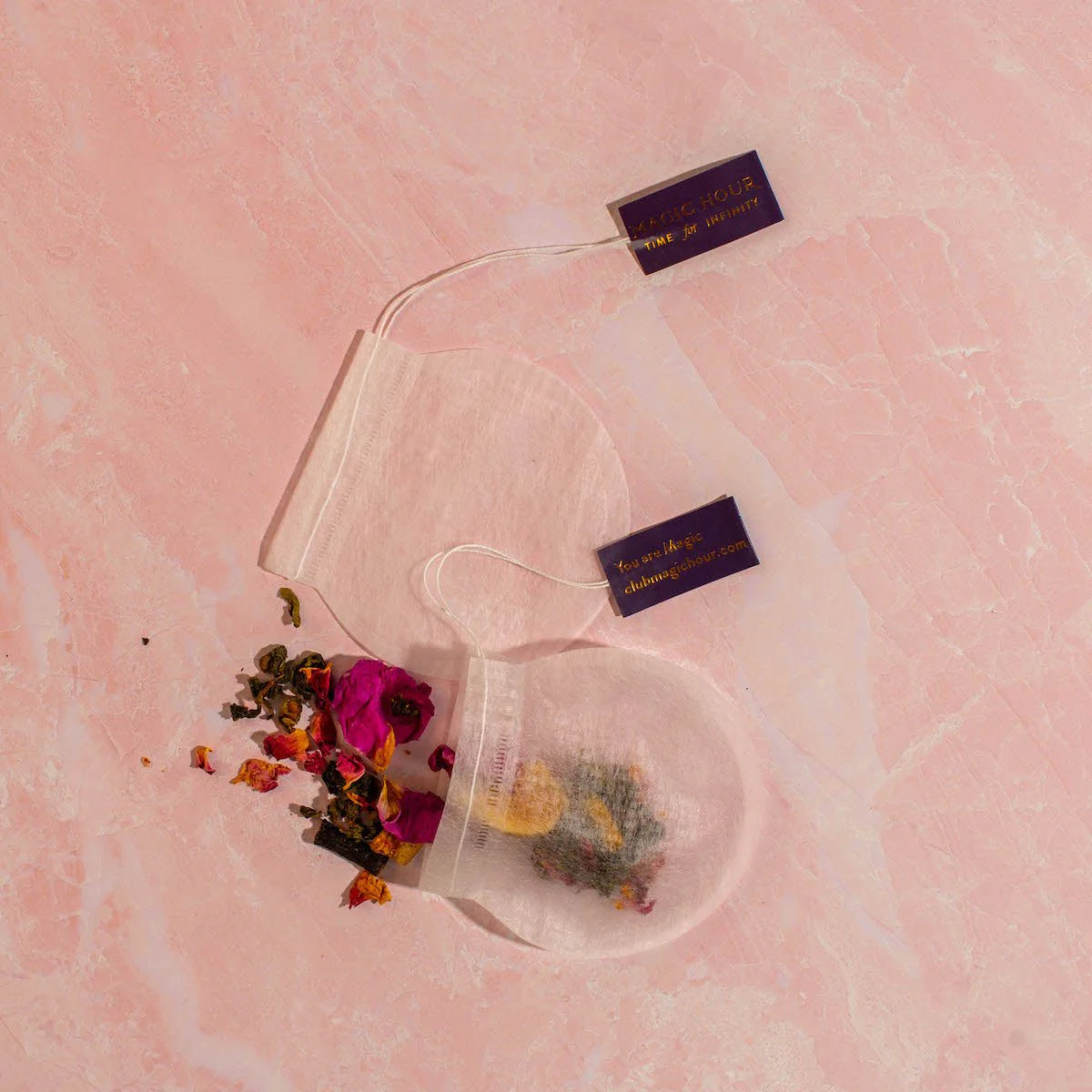 Magic Hour Tea Bag Sachets - Circular Drawstring - Image 3