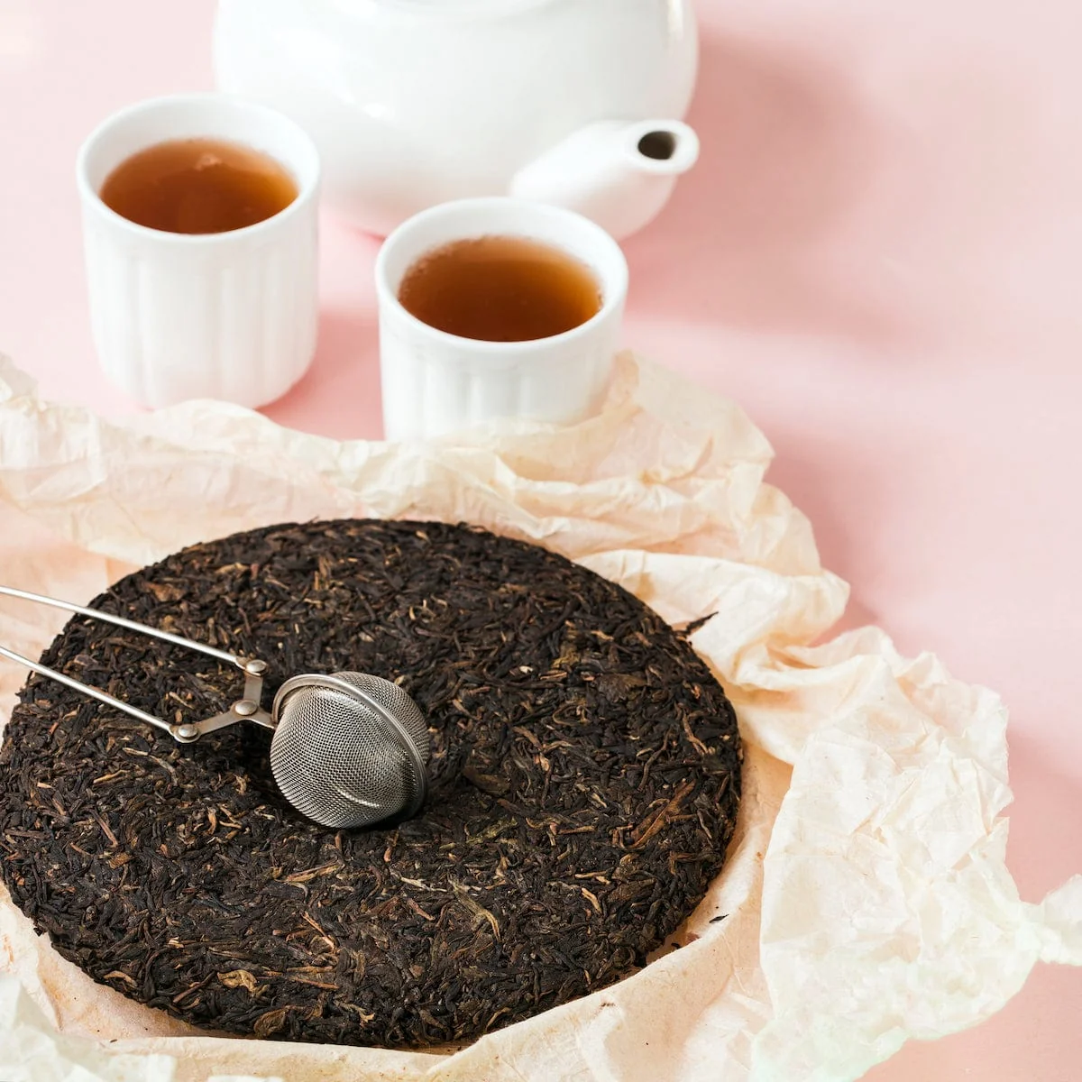 Organic Puerh Tea Cake - 200g - Image 3