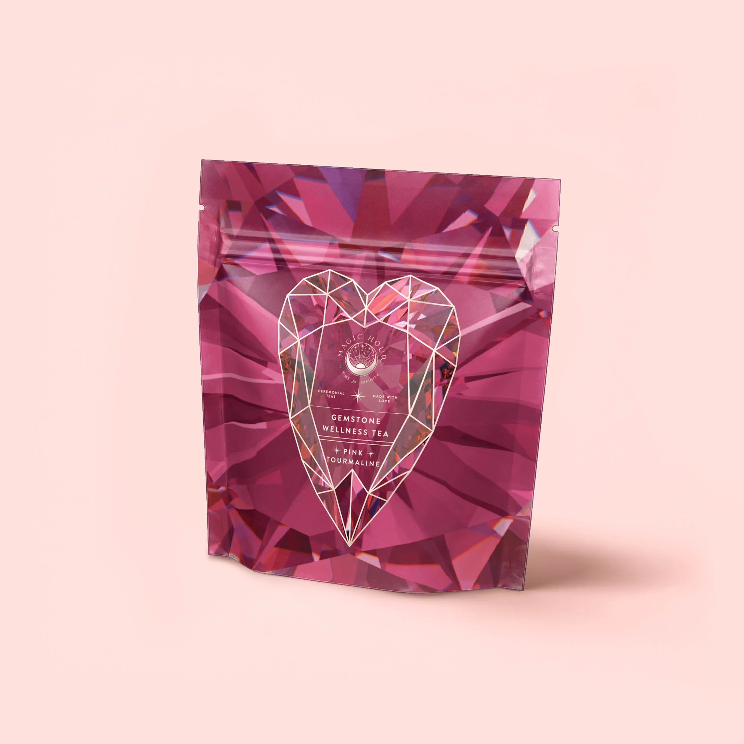 Pink Tourmaline: Organic Dragon fruit Hibiscus White Tea for Women's Health - Image 8