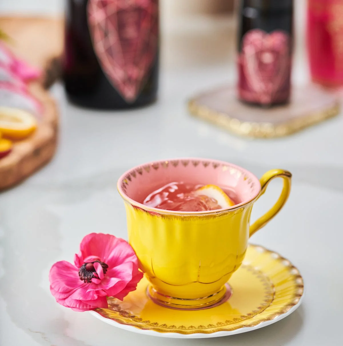 Pink Tourmaline: Organic Dragon Fruit Hibiscus White Tea Case Packs - Image 4