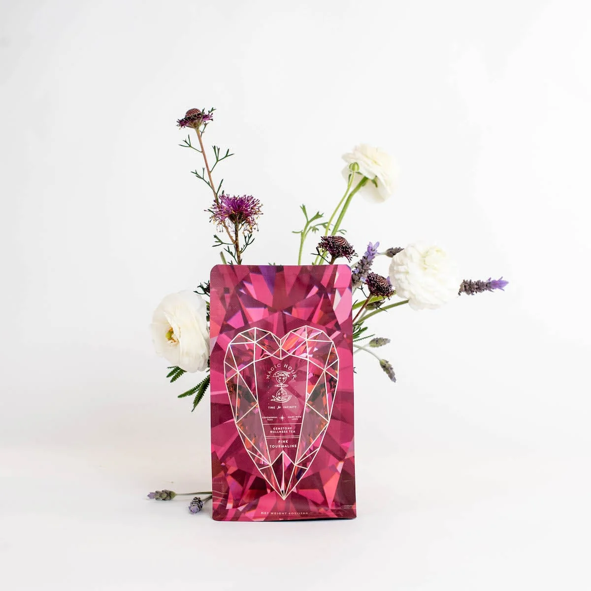 Pink Tourmaline: Organic Dragon Fruit Hibiscus White Tea Case Packs - Image 6