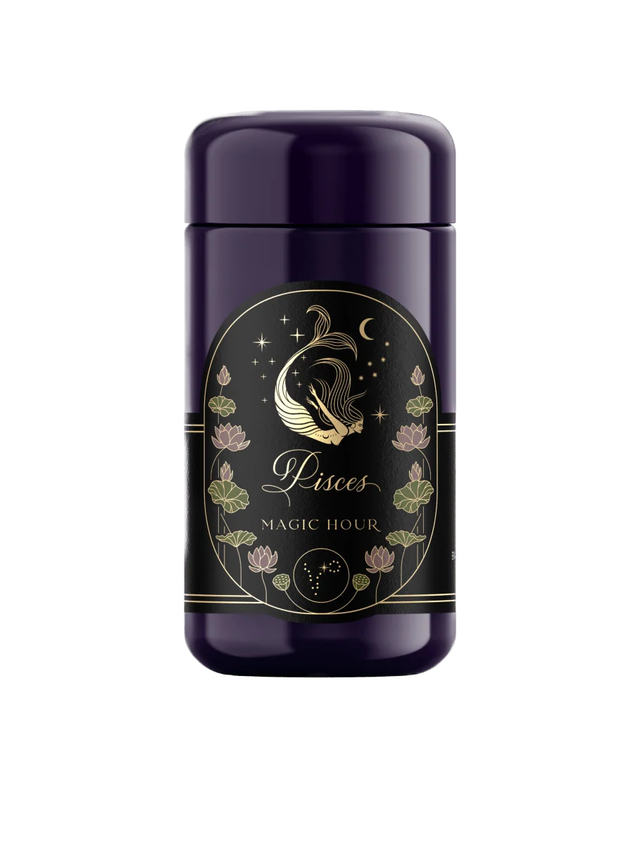 Pisces: Magnolia-Jasmine Blueberries & Cream Tea with Lion's Mane - Image 4