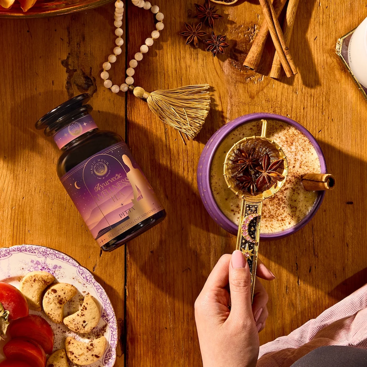 Pitta: Caffeine-Free Saffron Tea for Balancing Body, Mind & Emotions