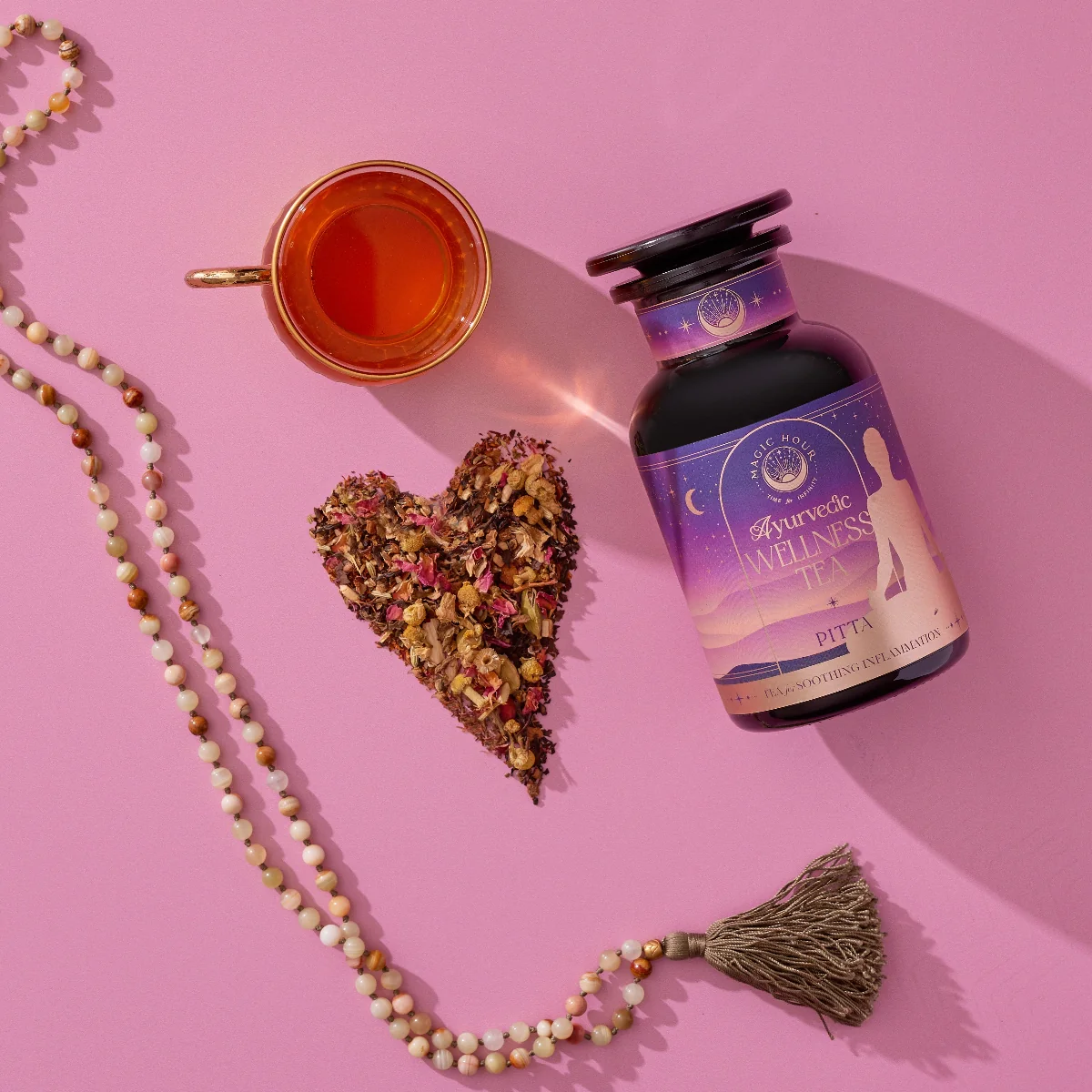 Pitta: Caffeine-Free Saffron Tea for Balancing Body, Mind & Emotions - Image 4