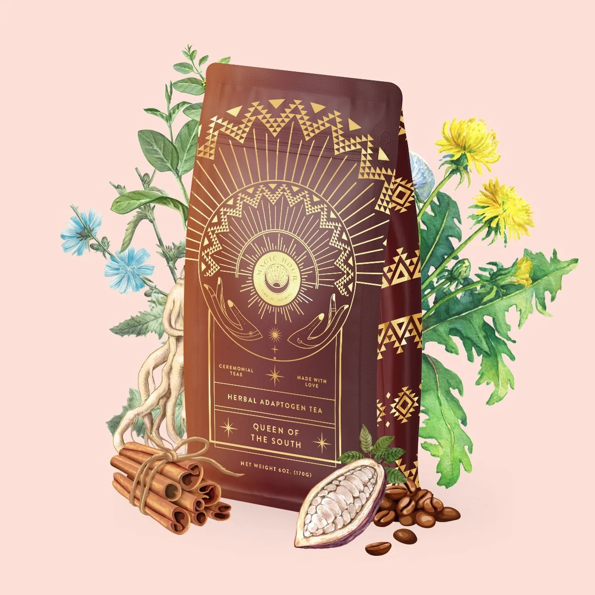 Queen of the South Cocoa Detox Tea Case Packs - Image 4