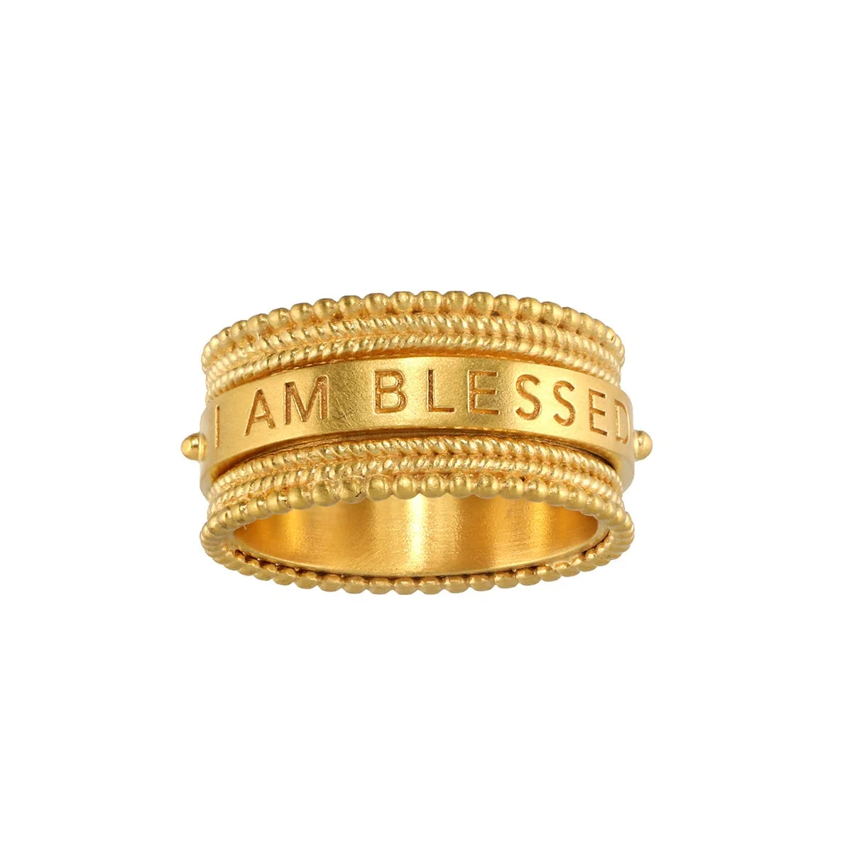 Blessings Mantra Spinning Ring - Image 2