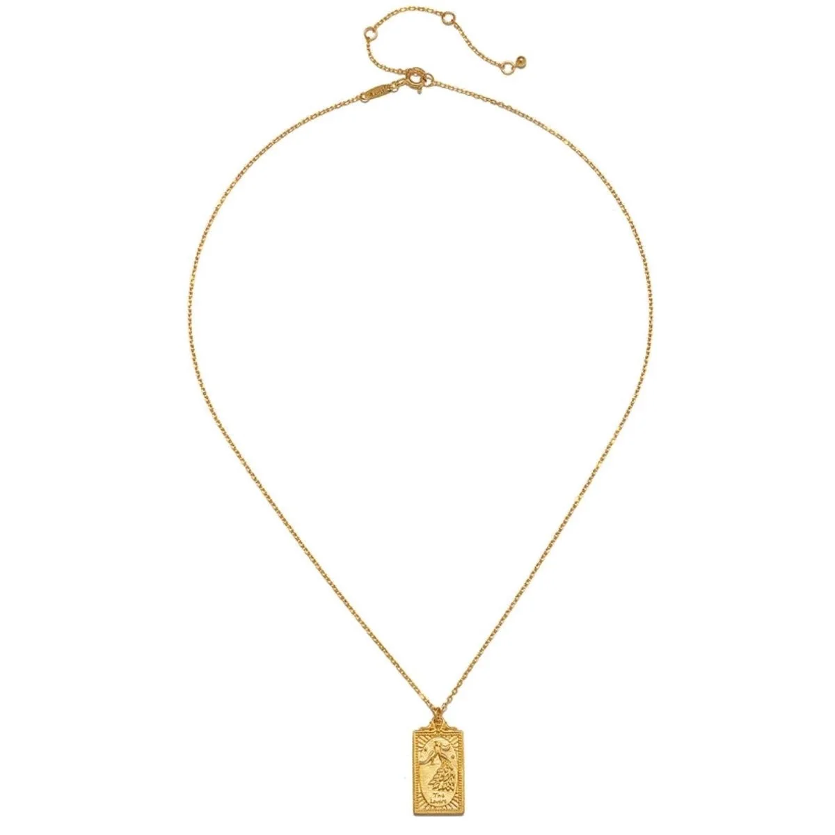 The Lovers Tarot Card Necklace - Image 3
